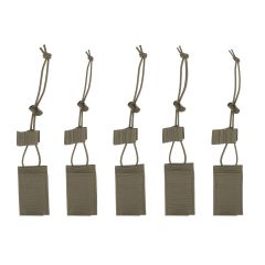 TT bel set - Set de 5 fermetures élastiques pour Porte chargeurs - Olive