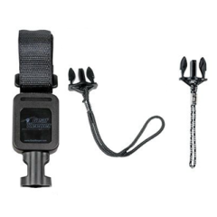 CORDON RETRACTABLE AUTOMATIQUE POUR ARME DE POING AVEC PASSANT VELCRO