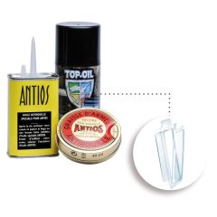 Kit huile aérosol, burette antios, graisse antios sous blister