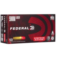 Munitions FEDERAL C/9mm Luger 124gr Syntech TSJ - Boîte de 50