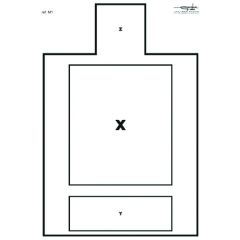 Cible gravolux M1 g0520 - 50x70 cm - carton - par 100