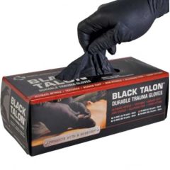 Gants  nitrile Narescue - Noirs - M - Boite de 100 Gants