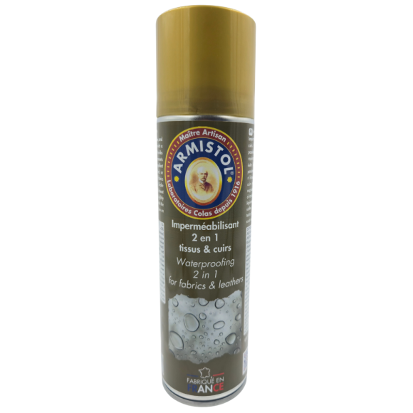Aérosol imperméabilisant cuir et tissu 250 ml