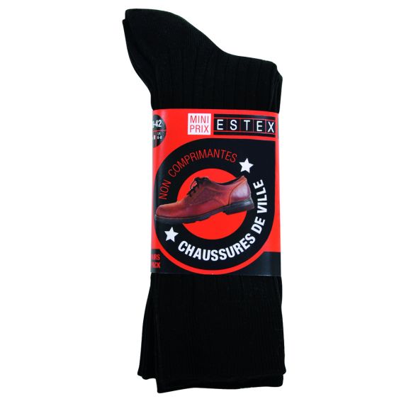 Pack de 3 Chaussettes de ville - coton soft