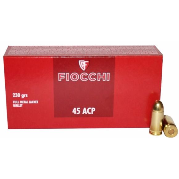 Cartouches Fiocchi classique c/.45 acp fmj 230 grains