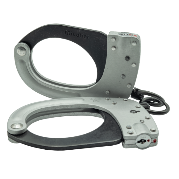 menottes Rivolier double securite standard serie s (2 cles plates / 1 ronde)