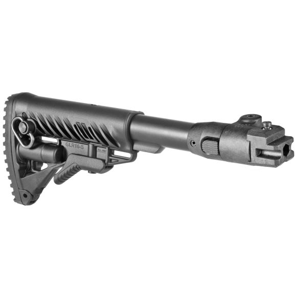 Crosse pliante type M4 pour akm 47 (joint polymère) - Noir