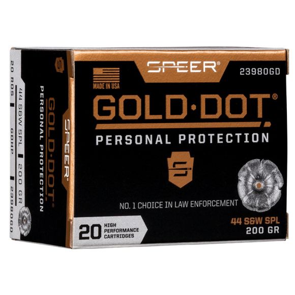 Munitions Speer® C/44 Spécial 200gr GDHP - Boîte de 20